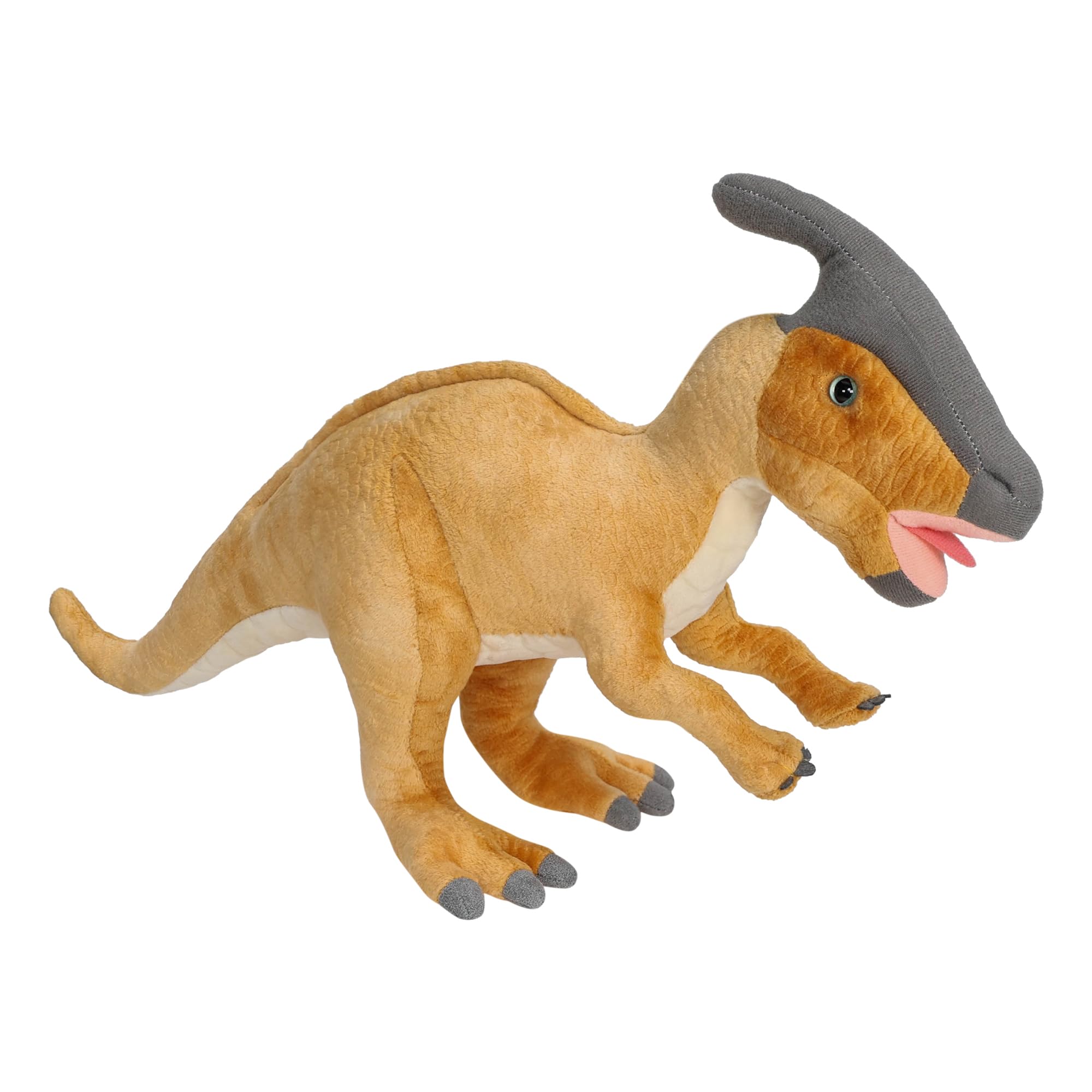 Dino Dinosaur Plush Toys, Dinosaur Stuffed Animal, 15.7' Parasaurolophus Stuffed Animal Plushie, Dragon Doll Toys Pillow Kids B
